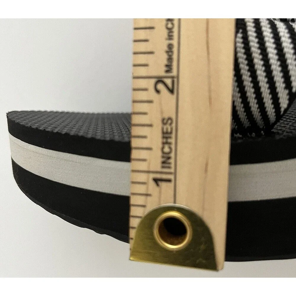 Teva Womens Flatform Sandals Size 9 Universal PlatformCandy Stripe Black White